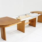Vintage Deense Grote Ovalen Uitschuifbare Eettafel Xl thumbnail 7