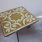 * 3 Vintage Plantentafels Plantentafel Tegel Tafeltje thumbnail 5