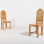 Vintage Swedish Solid Pine Chairs From Sven Larsson Möbelshop thumbnail 4