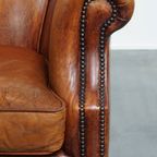 Begeerlijke Schapenleren Clubfauteuil Met Prachtige Kleuren En Een Comfortabele Zit thumbnail 9
