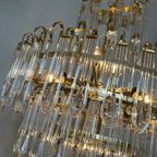 2 Beschikbaar! Vintage Kristallen Murano Geblazen Kroonluchters Hanglampen Art Deco Stijl ! thumbnail 11