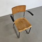 6 X Ahrend Cantilever Arm Chair 1950S Bakelite Armrest thumbnail 22