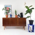 Vintage Deens Dressoir Palissander Gepolitoerd Groot thumbnail 12