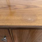 Vintage Teak Sideboard Dressoir, Highboard Uit Zweden thumbnail 8