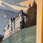 Combloux Mont Blanc, Vintage Ingelijste Poster/Prent thumbnail 5