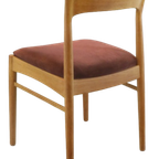 Set Van 4 Niels Bach Stoelen Eetkamerstoelen 'skodsborgskov' Vintage thumbnail 10