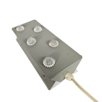 Herda Almelo - Vintage Bedlamp - Grijs - Sterren - Wandverlichting - 70's - Retro thumbnail 3