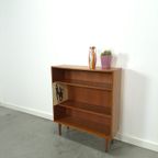 Noten Fineer Boekenkast Lp Kast Met Legplanken Nr. 1 thumbnail 3
