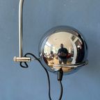 Chrome Eyeball Wall Lamp - Arc Wall Light - Mid Century Light Fixture - Space Age thumbnail 9