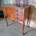 Antieke Sidetable, Wandconsole, Ladekast 73x39cm En 76cm Hoo thumbnail 5