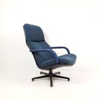 Artifort Swivel Chair Blue | F154 Geoffrey Harcourt Bureau thumbnail 9