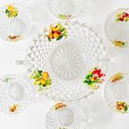 Mid-century Glazen Punch Set Lubiana 1960’s thumbnail 3