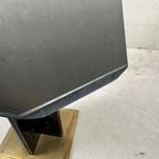 Hollywood Regency Coffee Table / Side Table Black And Gold thumbnail 7