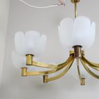 Vintage Hanglamp, Kroonluchter - Messing Jaren '70 thumbnail 14