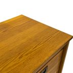 Vintage Bureau Werkplek Compact Jaren 60 Pinewood Grenen thumbnail 7