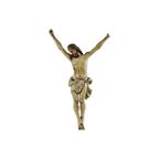 Corpus Hout Polychroom Antiek Christi 18De Eeuw Sculptuur Beeld 33Cm thumbnail 3