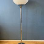 Guzzini Space Age Floor Lamp With White Acrylic Glass Shade thumbnail 6