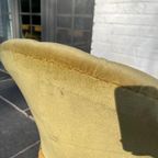 Vintage Fauteuil- Éénzit - Zeteltje Met Franjes thumbnail 4