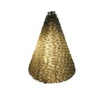 Vintage Pyramide Lamp - Opgebouwd Uit Stukjes Glas - Modern - Glas En Metaal - Frankrijk - 70'S thumbnail 2