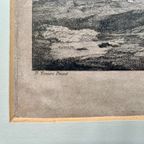 Ingelijste Gravure “Jeu De Mail Flamand” By David Teniers thumbnail 2