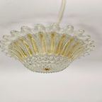 Murano - Xl Plafonniere - Glas Met Ingesloten Goud Deeltjes - Italie - 3E Kwart 20E Eeuw thumbnail 10