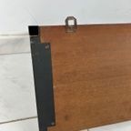 Vintage Mid Century Wandkapstok Met Hoedenrek thumbnail 14