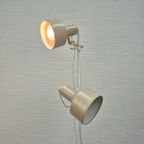 Vintage Beige Vloerlamp. Spots Afzonderlijk Schakelbaar. thumbnail 3