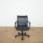 Leather Desk Chair By Geoffrey Harcourt For Artifort thumbnail 7