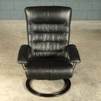 Vintage Draaifauteuil Met Voetsteun – Recliner – Jaren 80 thumbnail 11