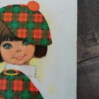 Vintage Wandbordje 'Schots Meisje' thumbnail 6