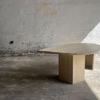 Organic Shape Travertin Coffee Table thumbnail 10