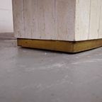 Travertine Dining Table By Jean Charles & Willy Rizzo, 1970' thumbnail 7