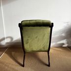 Groene Chesterfield Victoriaans Lounge Fauteuil Vintage thumbnail 4