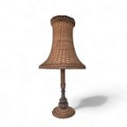 Scandinavian Rattan / Wicker Table Lamp thumbnail 5