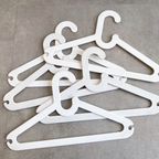 Set Van 5 Space Age Kleerhangers, Vintage Plastic Design thumbnail 5