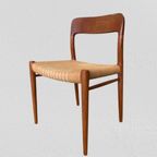 Model 75 Stoelen Van Möller Voor J.L. Möllers Möbelfabrik thumbnail 5