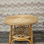 Rotan Vintage Ronde Salontafel thumbnail 2