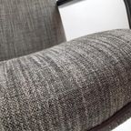 Artifort Draaifauteuil Grijs Bruin F154 Vintage Bureaustoel thumbnail 11