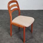 Vintage Set 6 Stuks Stoelen, Dyrlund, Denmark, 1970S thumbnail 7