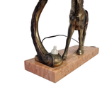 Art Deco Lamp Met Hert thumbnail 4