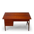 Deen Design Teak Freestanding Desk, 1960S thumbnail 6