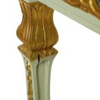 Antieke Vergulde Bijzettafel Console Groen Marmer Louis Xvi thumbnail 13