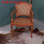 Vintage Faux Bamboo Fauteuil thumbnail 13