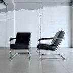 2X Vintage Lounge Chair By Enrico Prampolini For Cova Milano thumbnail 3