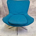 Hjord Knudsen Vintage Fauteuil Draaifauteuil Draaistoel thumbnail 8