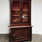 Brocante Kast Met Glazen Deurtjes, 1970'S thumbnail 6