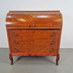 Vintage Rolbureau Egon Ostergaard '60 Zweden Bureau Regency thumbnail 10