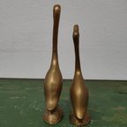 Vintage Messing Beeld Zwanen Of Ganzen, Rosenthal Netter thumbnail 8