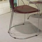 Set Van 4 Vintage Postmodern 'Linda' Eetkamerstoelen, Arrben thumbnail 12