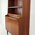 Scandinavisch Vintage Teak Fineren Secretaire thumbnail 10